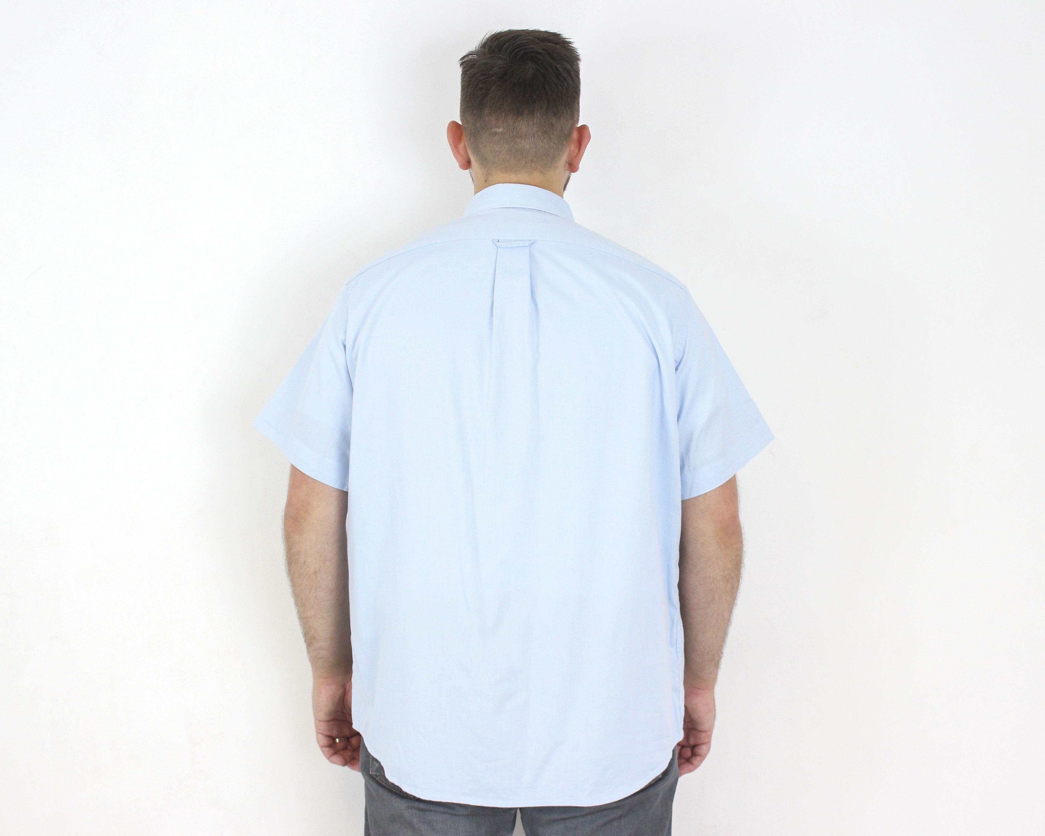 Lacoste × Vintage Devanlay XL Formal Shirt EU 44 Short Sleeve Casual Top Size US XL / EU 56 / 4 - 4 Thumbnail