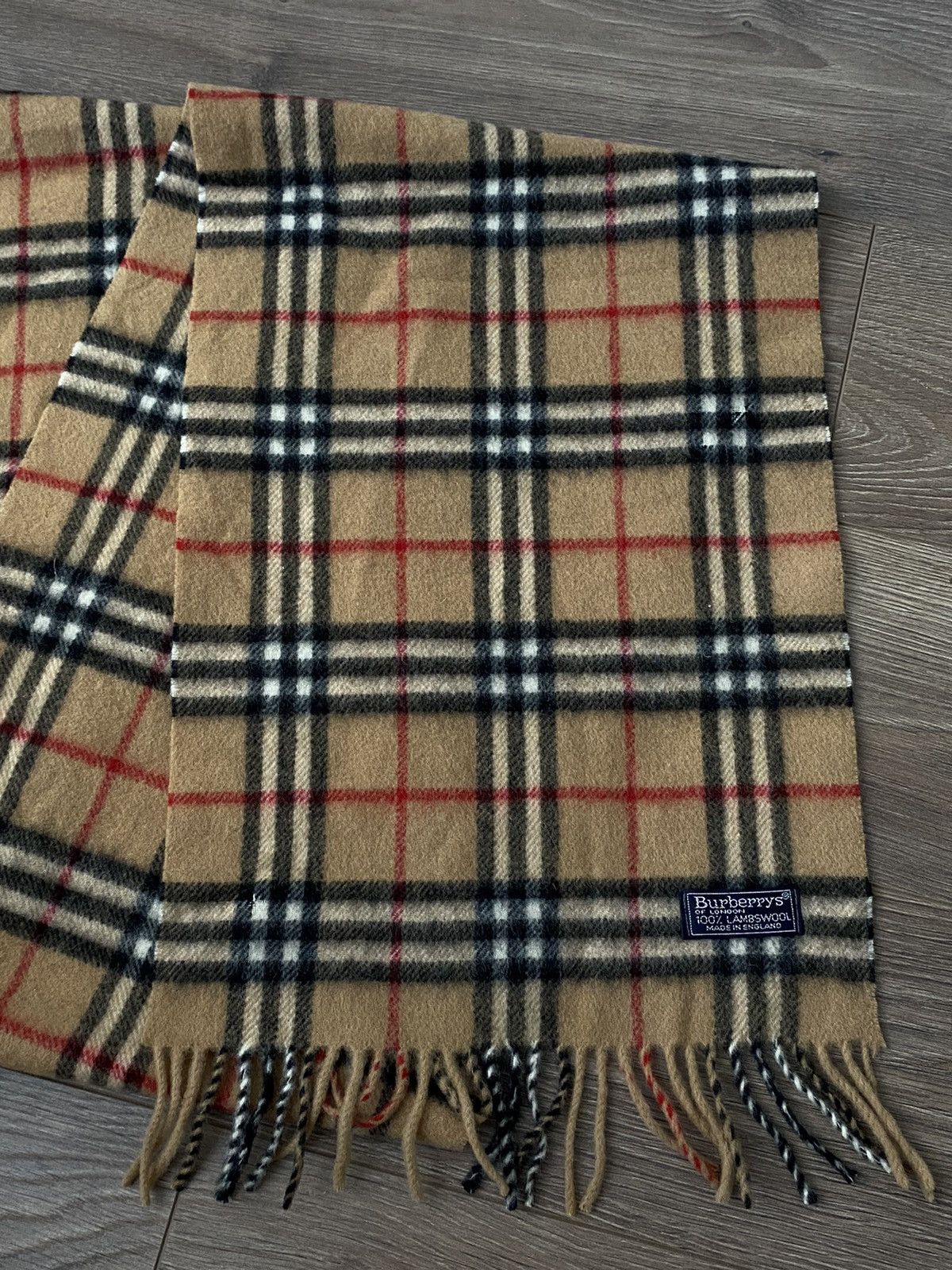 Burberry × Vintage Vintage Burberry’s nova check scarf Size ONE SIZE - 3 Thumbnail