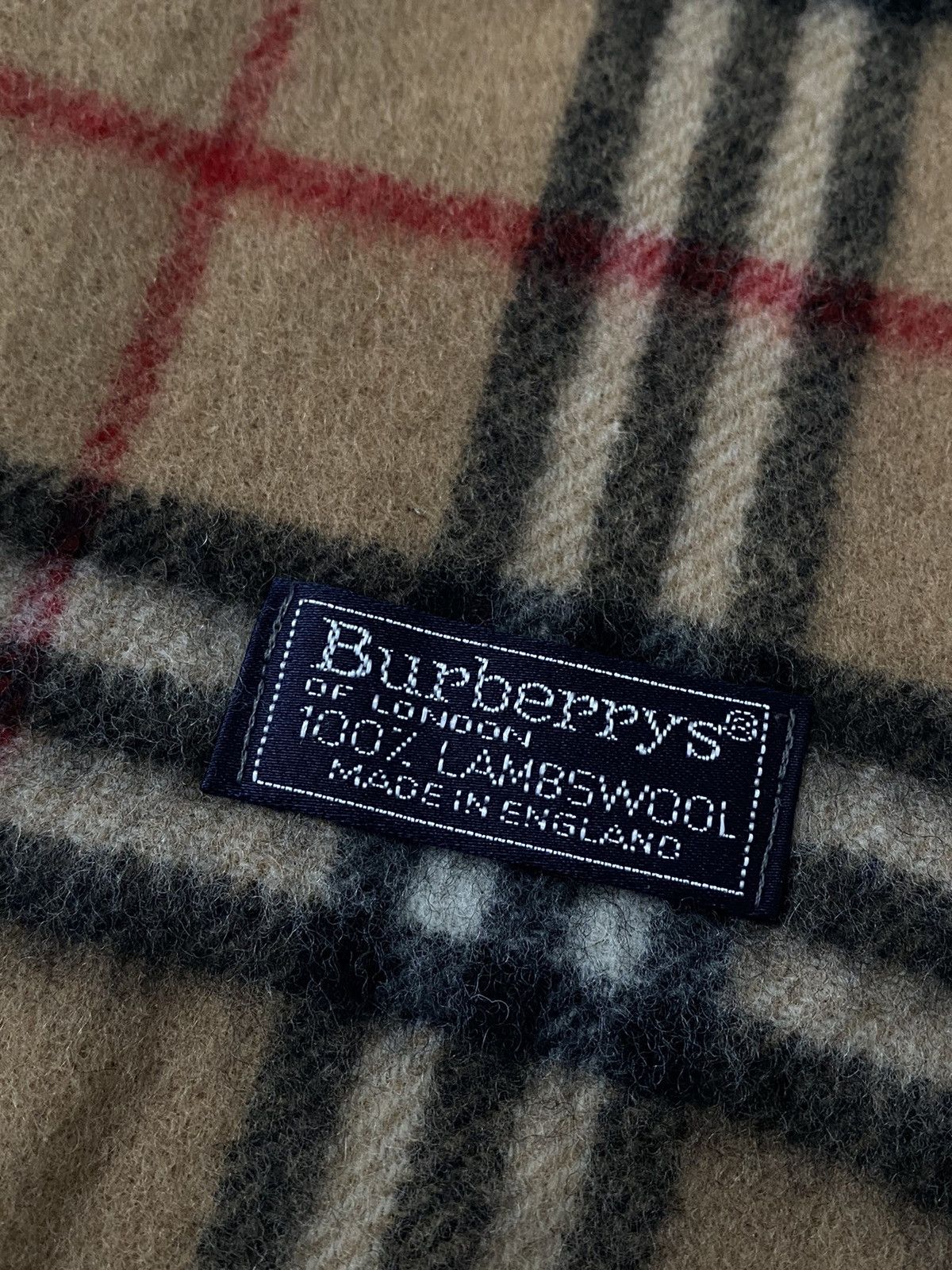 Burberry × Vintage Vintage Burberry’s nova check scarf Size ONE SIZE - 5 Thumbnail