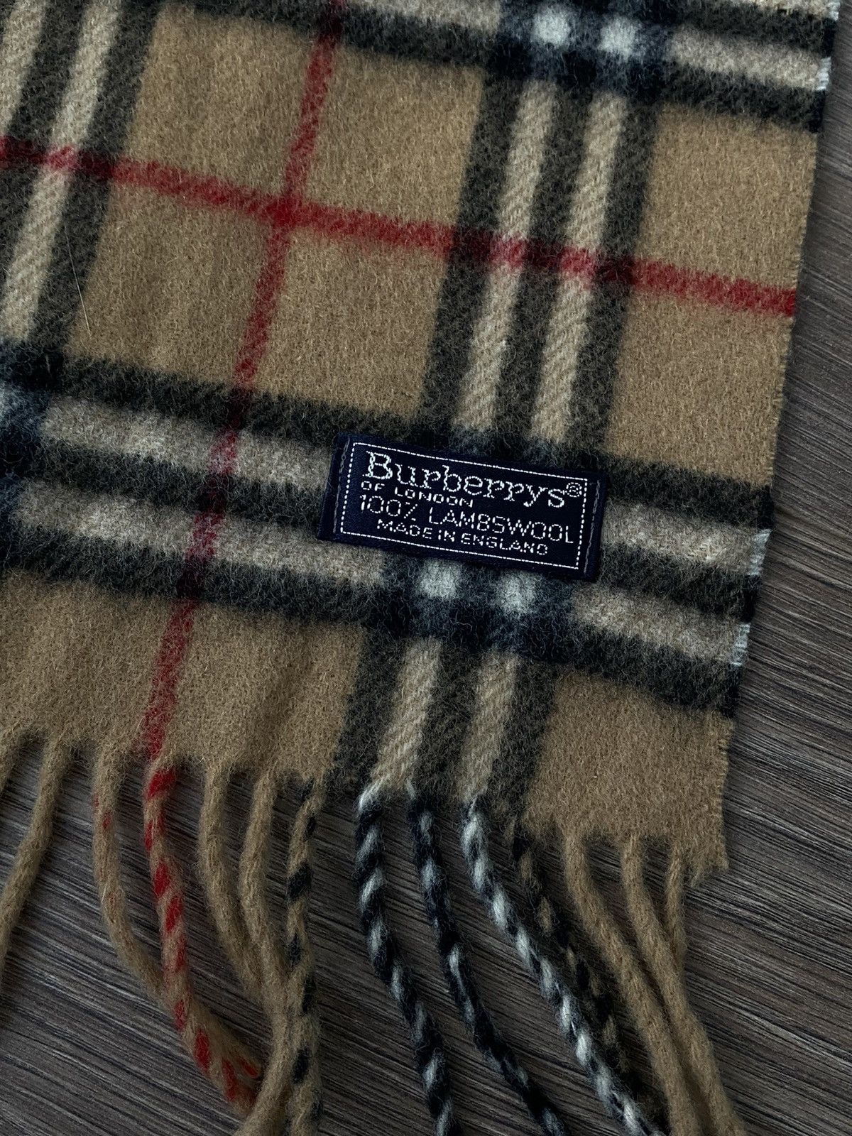 Burberry × Vintage Vintage Burberry’s nova check scarf Size ONE SIZE - 4 Thumbnail