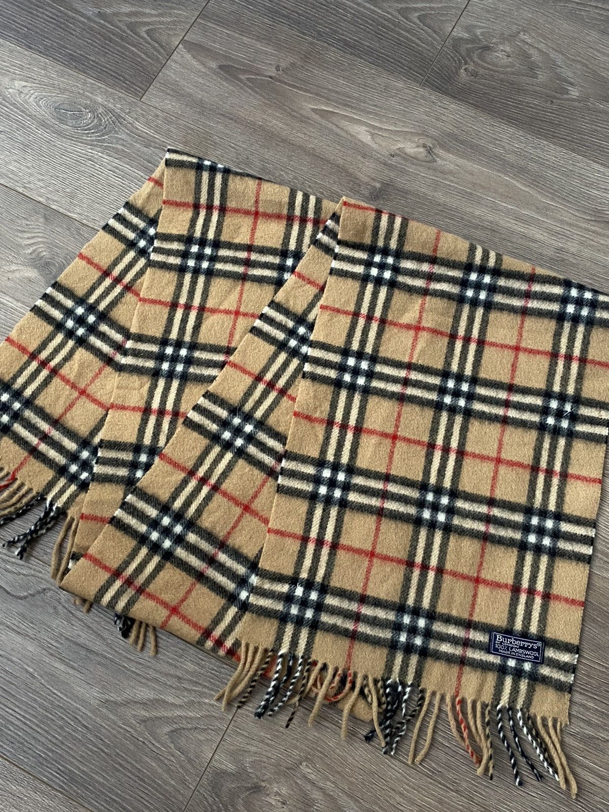 Burberry × Vintage Vintage Burberry’s nova check scarf Size ONE SIZE - 2 Thumbnail
