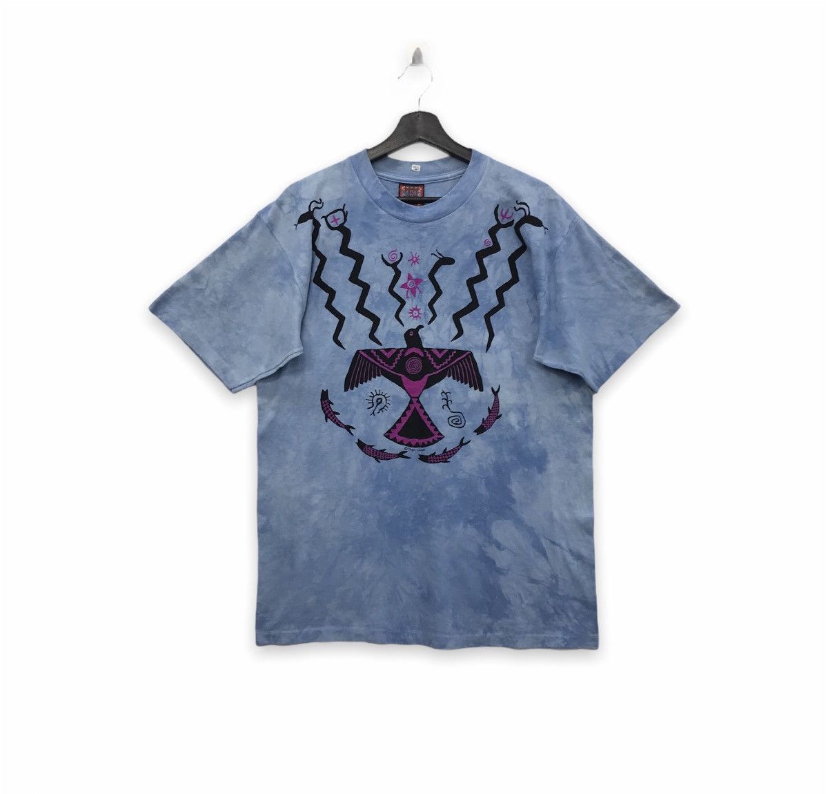 Vintage Rare!! Vintage Dagoli Art Animal Graphic Tee Tye Dye Size US L / EU 52-54 / 3 - 1 Thumbnail