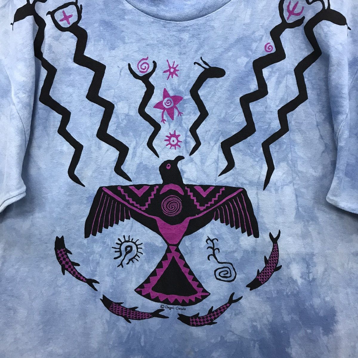 Vintage Rare!! Vintage Dagoli Art Animal Graphic Tee Tye Dye Size US L / EU 52-54 / 3 - 8 Thumbnail