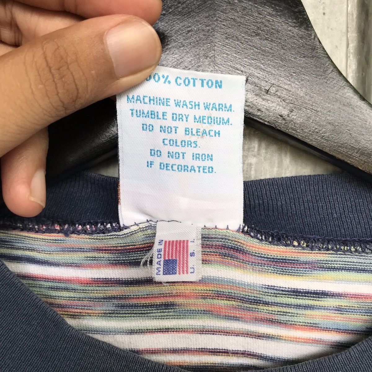 Solid and Striped × Vintage *🔥Vintage GOLDEN BRITT stripes tees 90s made in usa Size US L / EU 52-54 / 3 - 9 Thumbnail