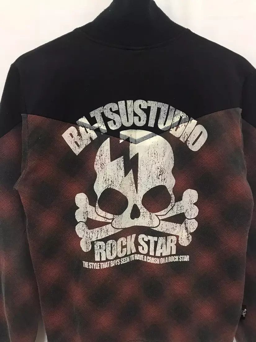 Japanese Brand BA-TSUSTUDIO Rock Star Hoodie Big Skull Mastermind Inspired Size US S / EU 44-46 / 1 - 2 Thumbnail