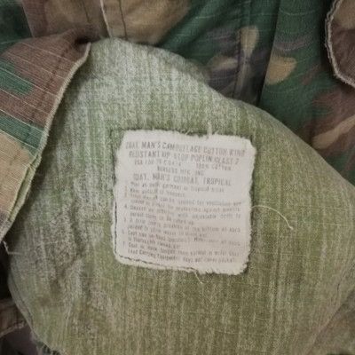 Japanese Brand × Vintage Vintage military camouflage jacket military wear Size US S / EU 44-46 / 1 - 8 Thumbnail