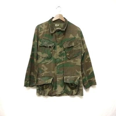 Japanese Brand × Vintage Vintage military camouflage jacket military wear Size US S / EU 44-46 / 1 - 1 Thumbnail