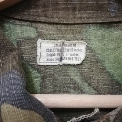 Japanese Brand × Vintage Vintage military camouflage jacket military wear Size US S / EU 44-46 / 1 - 7 Thumbnail