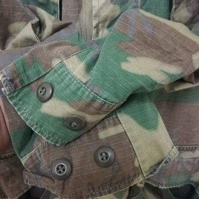 Japanese Brand × Vintage Vintage military camouflage jacket military wear Size US S / EU 44-46 / 1 - 5 Thumbnail