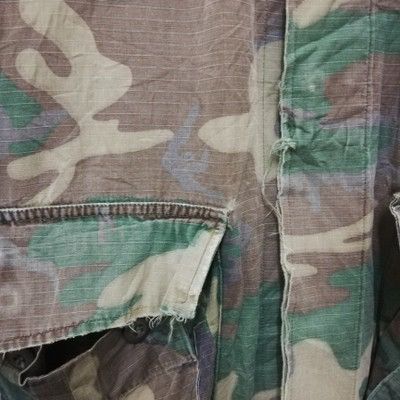 Japanese Brand × Vintage Vintage military camouflage jacket military wear Size US S / EU 44-46 / 1 - 6 Thumbnail