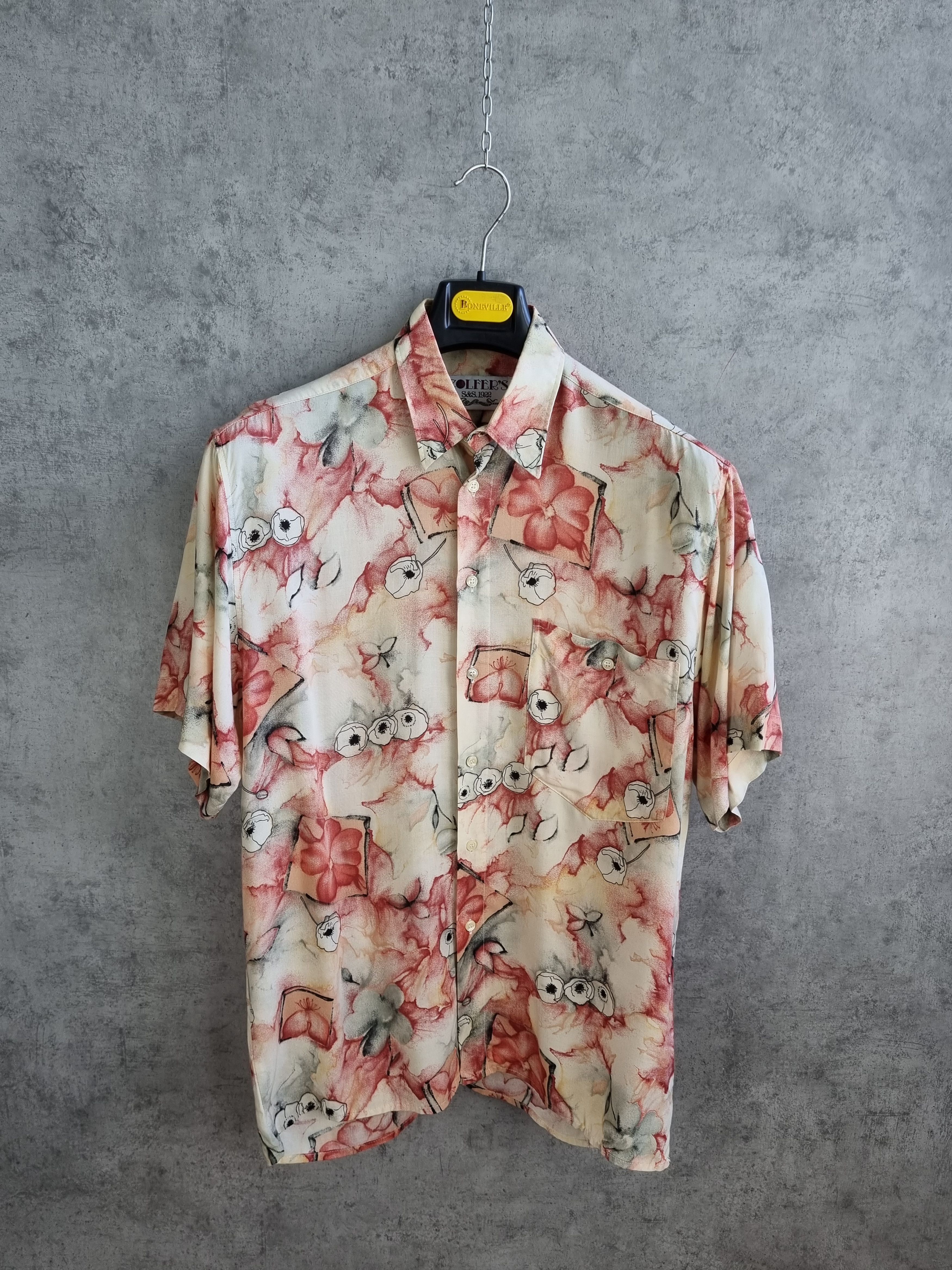 Cowboy Equipment 90s Golfer's Painting Hawaiian Shirt Dries Van Noten Style Size US M / EU 48-50 / 2 - 5 Thumbnail