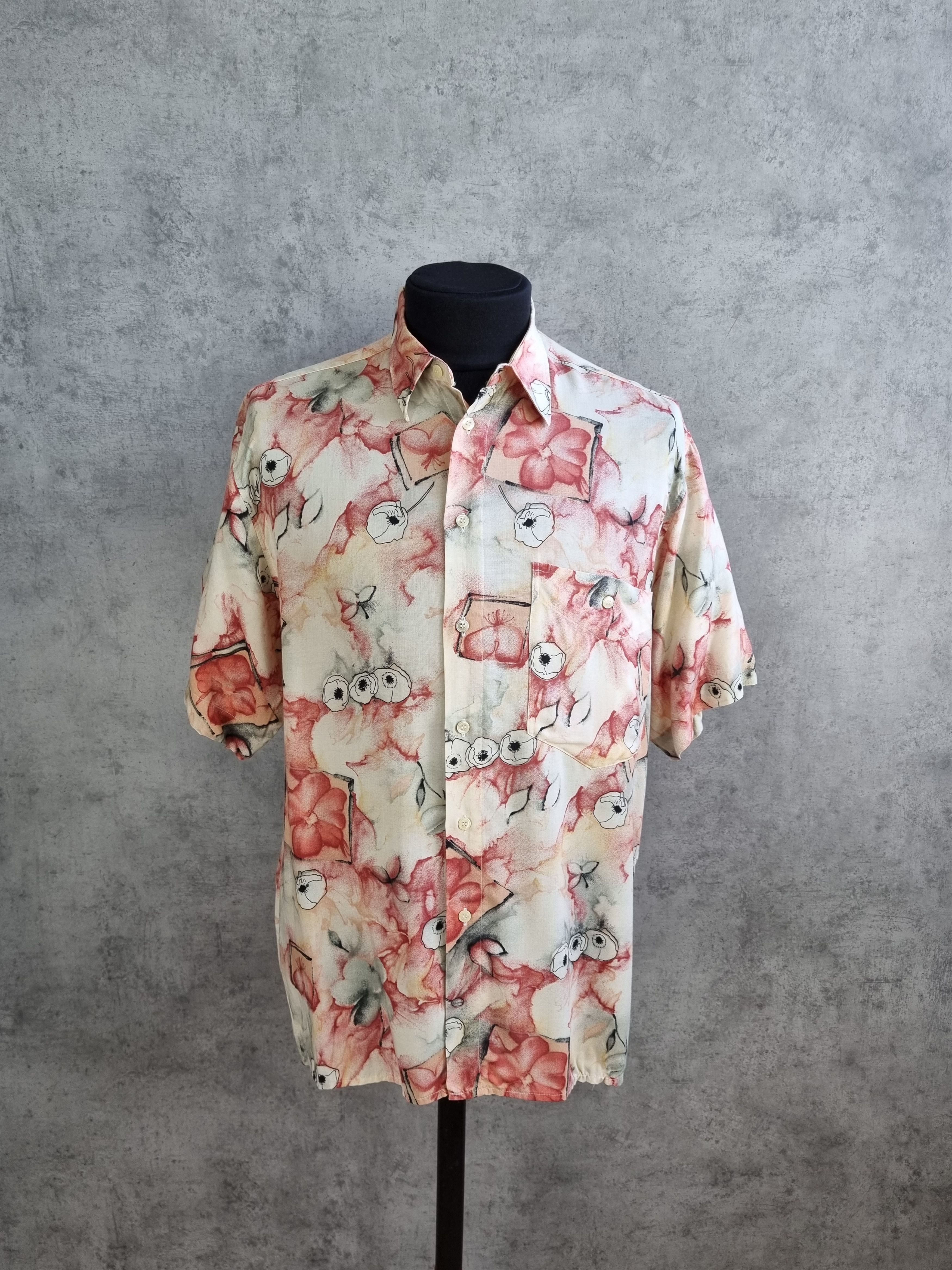 Cowboy Equipment 90s Golfer's Painting Hawaiian Shirt Dries Van Noten Style Size US M / EU 48-50 / 2 - 7 Thumbnail