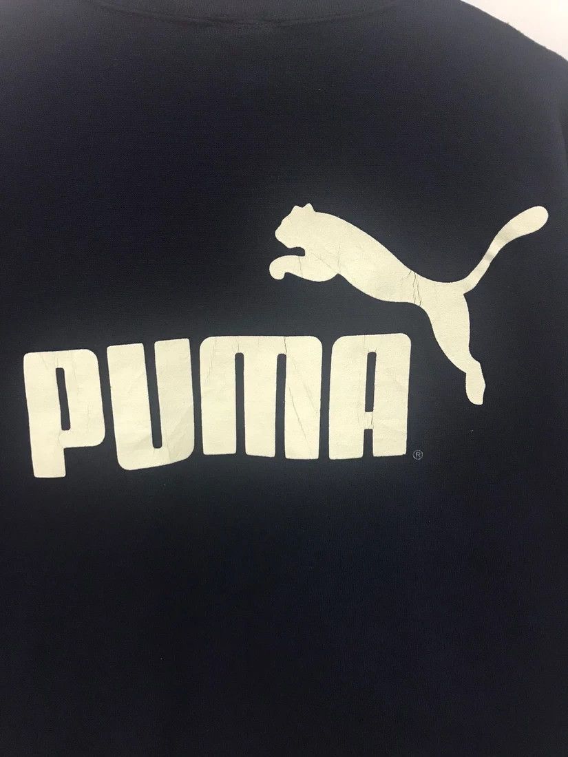 Japanese Brand × Puma Puma Sweatshirt Big Logo Crewneck Pullover Size US L / EU 52-54 / 3 - 3 Thumbnail