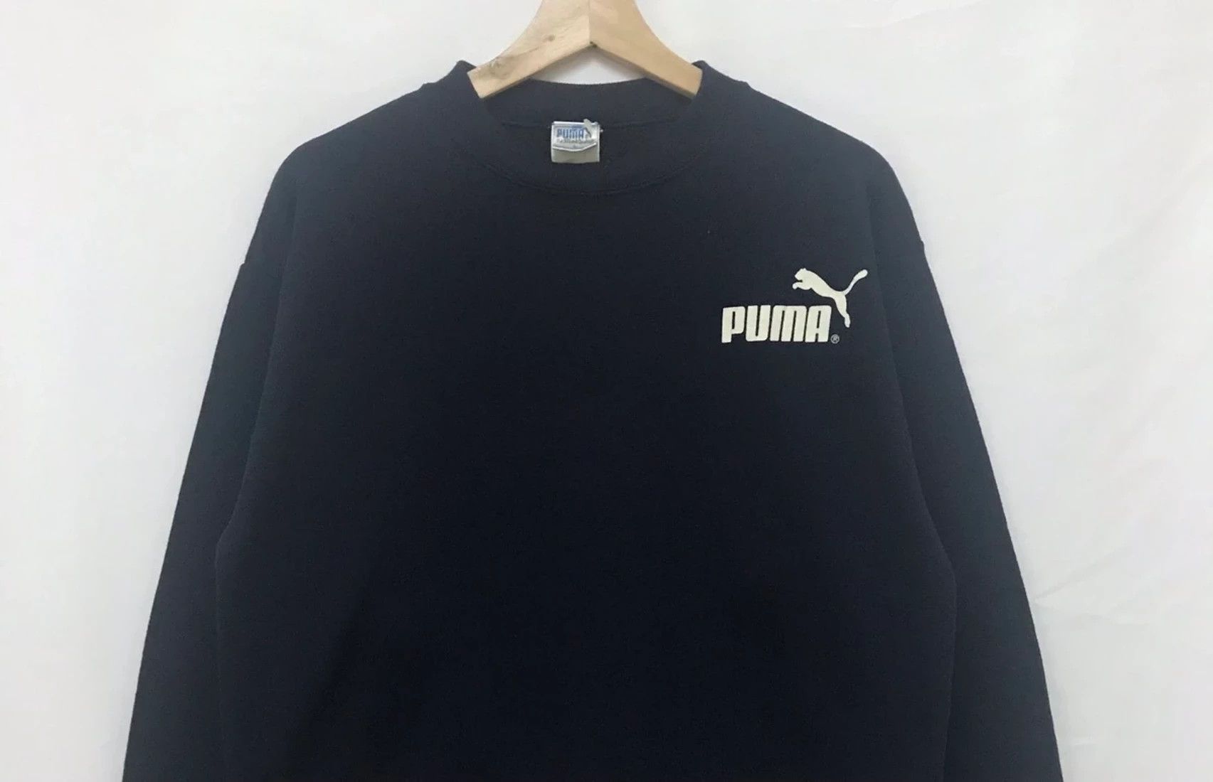 Japanese Brand × Puma Puma Sweatshirt Big Logo Crewneck Pullover Size US L / EU 52-54 / 3 - 4 Thumbnail