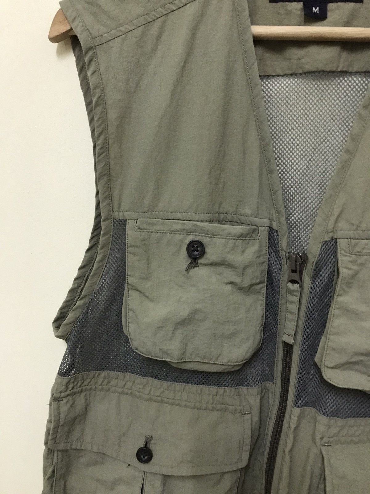 Japanese Brand Pisa Alto Streetwear Tactical Multi Pocket Cargo Vest Size US M / EU 48-50 / 2 - 3 Thumbnail