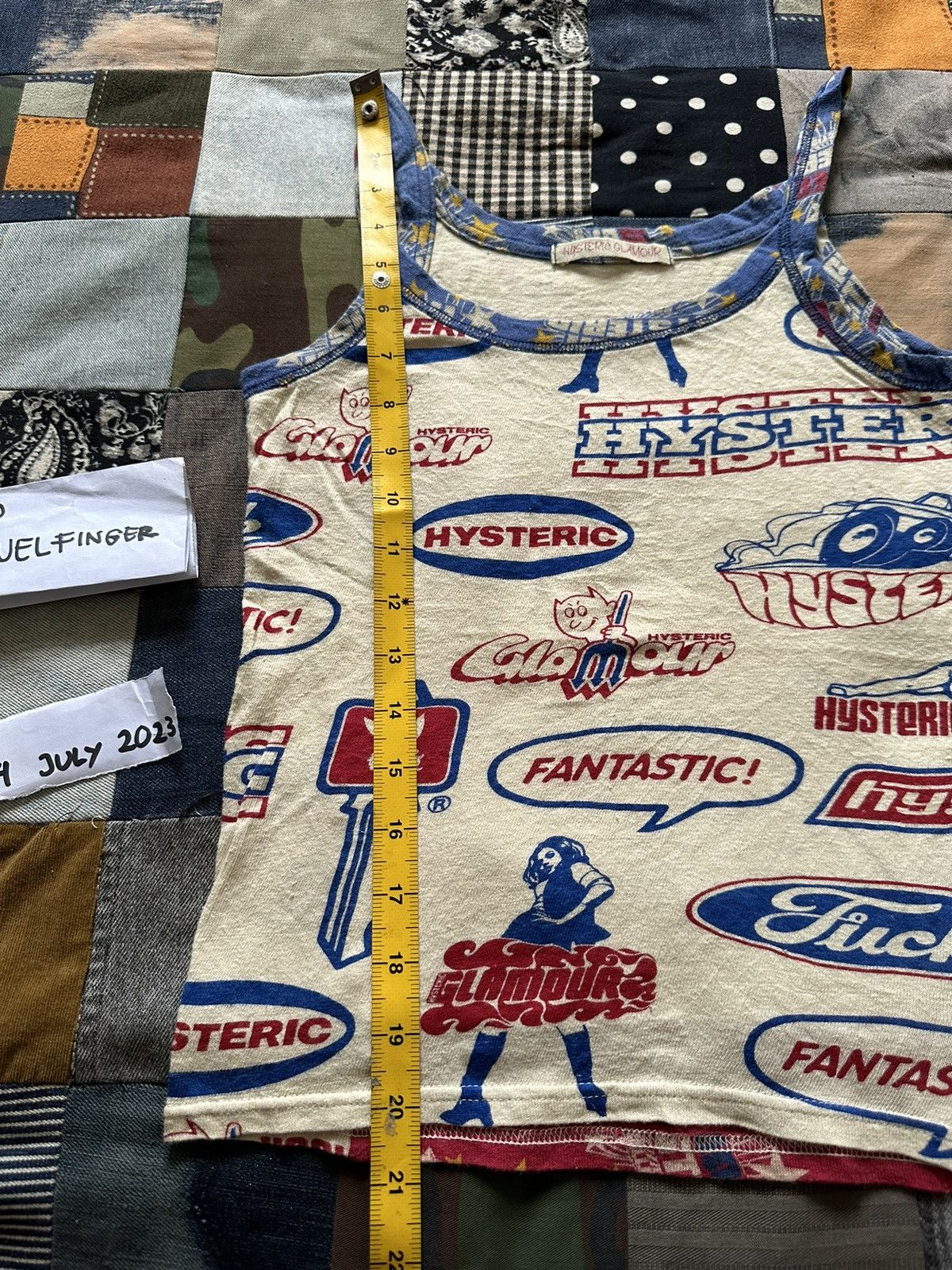 Hysteric Glamour × Japanese Brand Vintage Iconic Hysteric Glamour Art Sleeveless Size S / US 4 / IT 40 - 11 Thumbnail