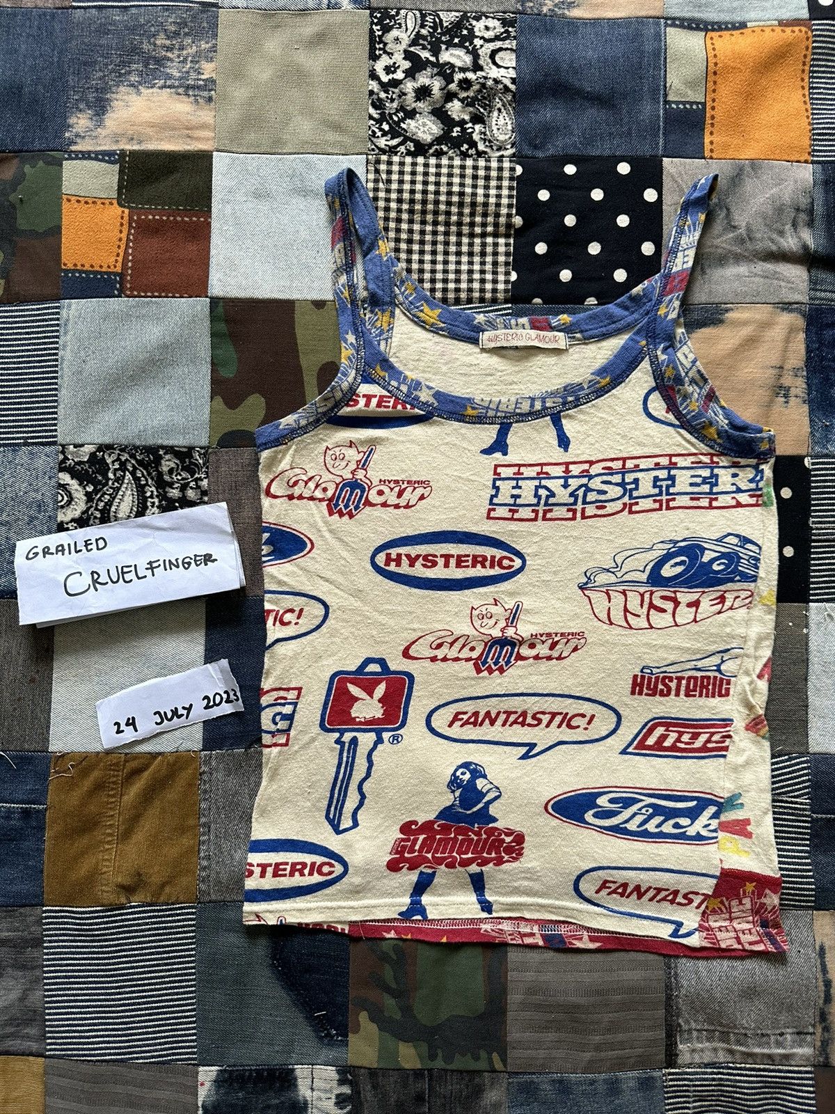 Hysteric Glamour × Japanese Brand Vintage Iconic Hysteric Glamour Art Sleeveless Size S / US 4 / IT 40 - 7 Thumbnail
