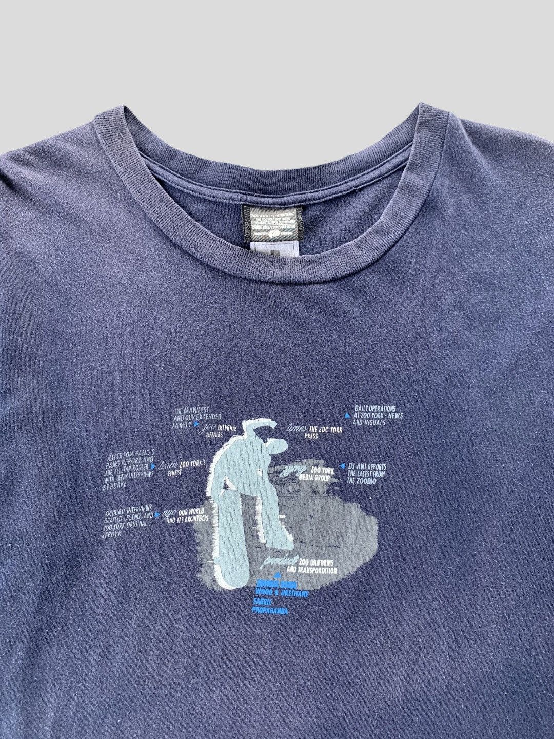 Zoo York Vintage 90s Zoo York Skateboard T-Shirt Size US L / EU 52-54 / 3 - 2 Thumbnail