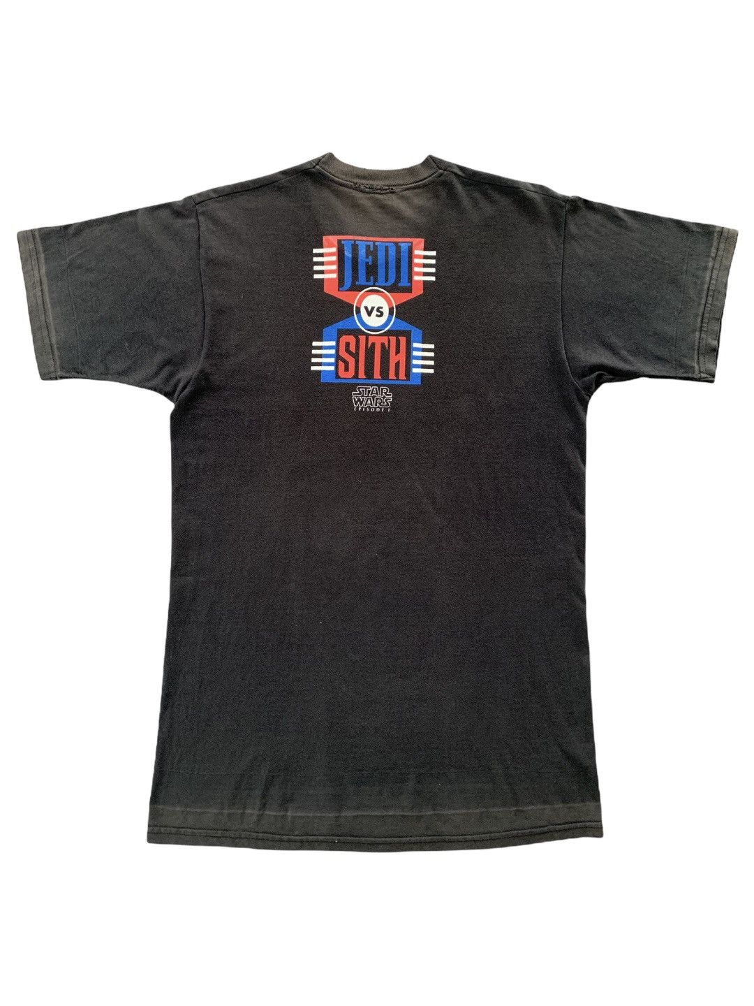 Star Wars Vintage 90s STAR WARS Episode 1 Jedi vs Sith T Shirt Size US L / EU 52-54 / 3 - 2 Thumbnail