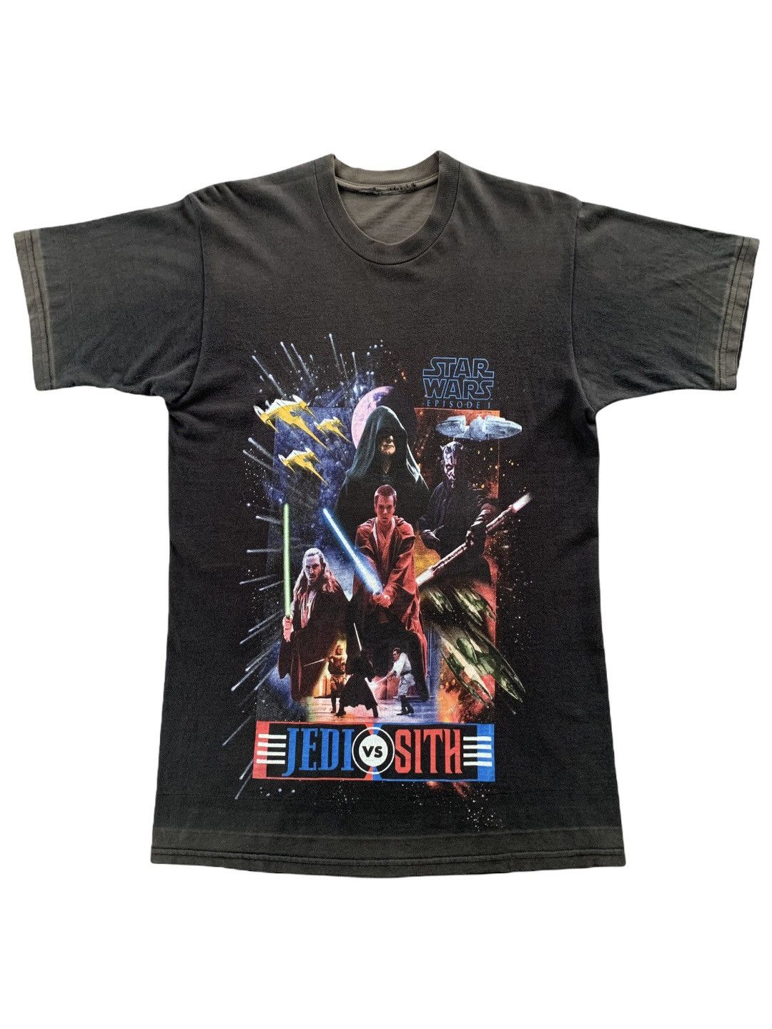 おてごろ価格 90s STAR WARS エピソード1 JEDIvsSITH Tシャツ USA ...