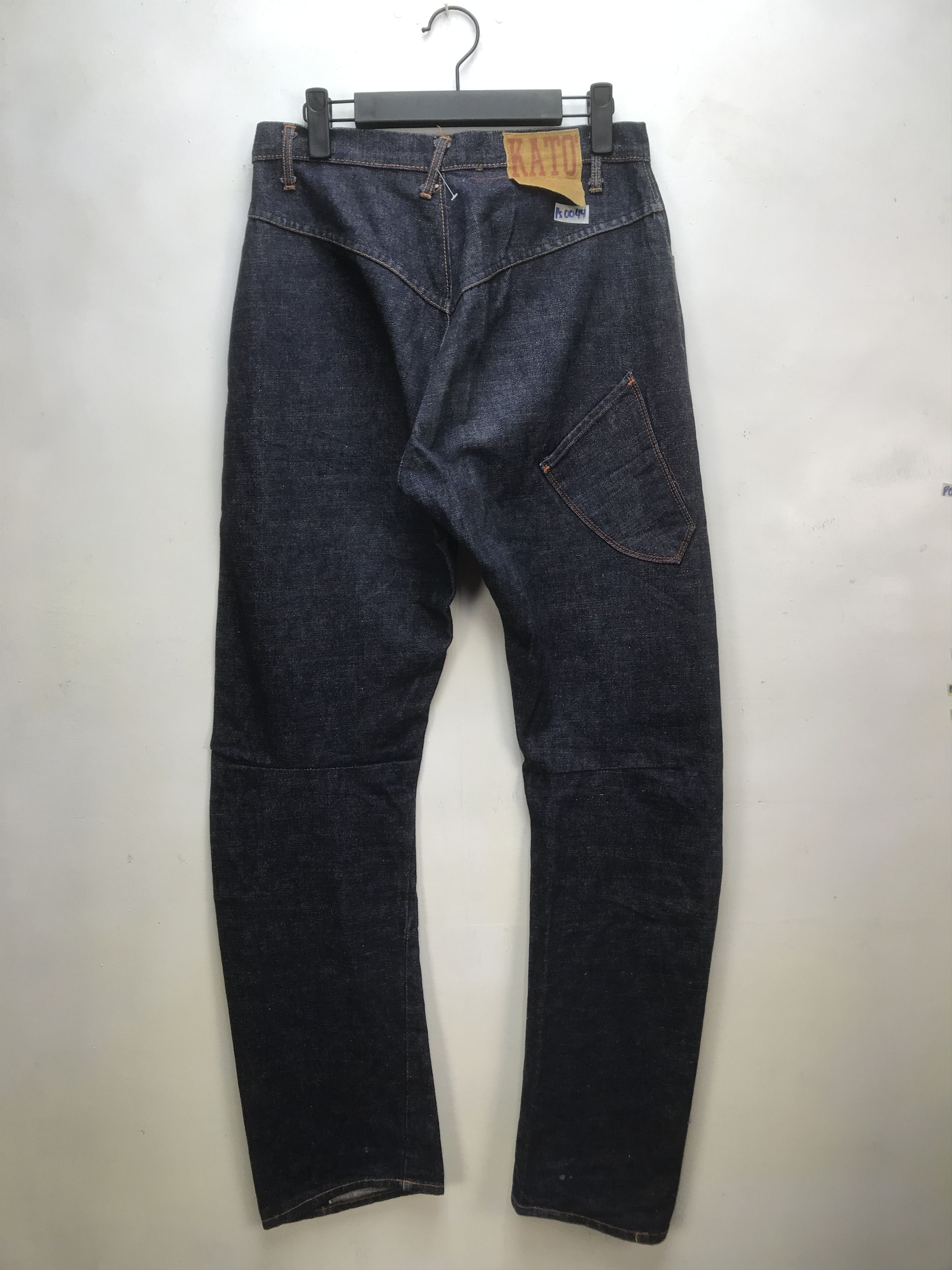 Japanese Brand KATO TOOLS PROJECT SELVEDGE RED LINE MADE IN JAPAN PANT Size US 31 - 2 Thumbnail
