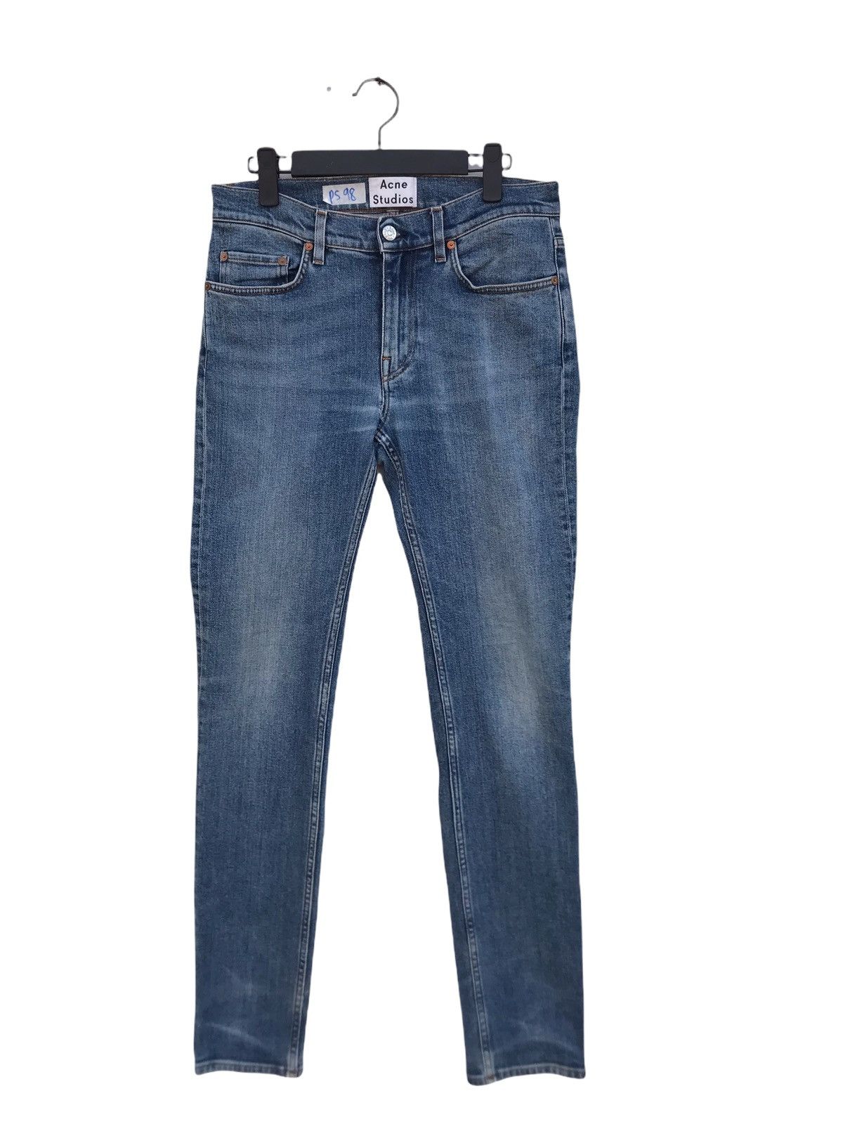 image of Acne Studios Acne Studio Ace Str Vintage Jeans in Blue, Men's (Size 30)