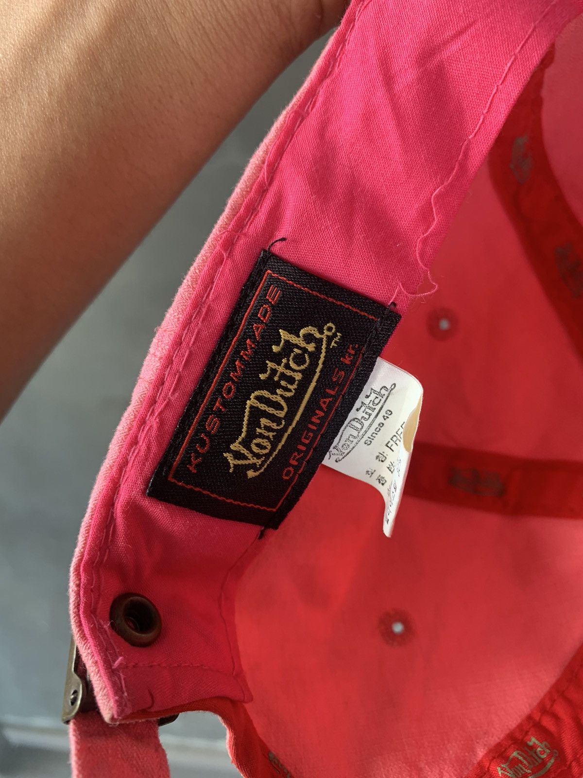 Von Dutch Von Dutch Pink Hat Size ONE SIZE - 5 Thumbnail