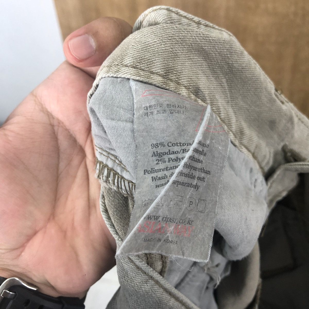 Japanese Brand Denim People Republic Grey Multipocket Cargo pants #6281 Size US 31 - 14 Thumbnail