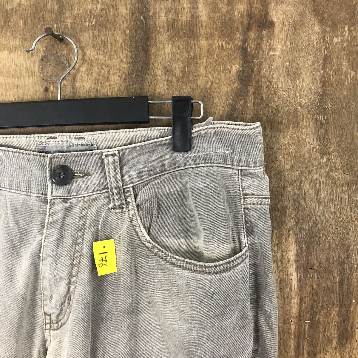 Japanese Brand Denim People Republic Grey Multipocket Cargo pants #6281 Size US 31 - 7 Thumbnail