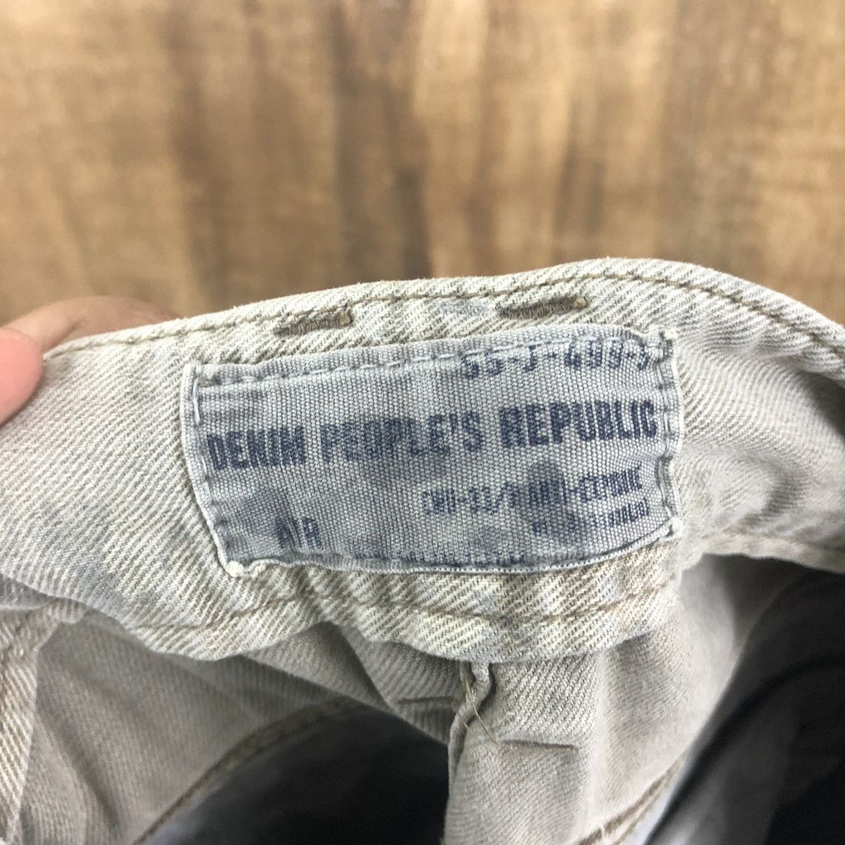 Japanese Brand Denim People Republic Grey Multipocket Cargo pants #6281 Size US 31 - 13 Thumbnail