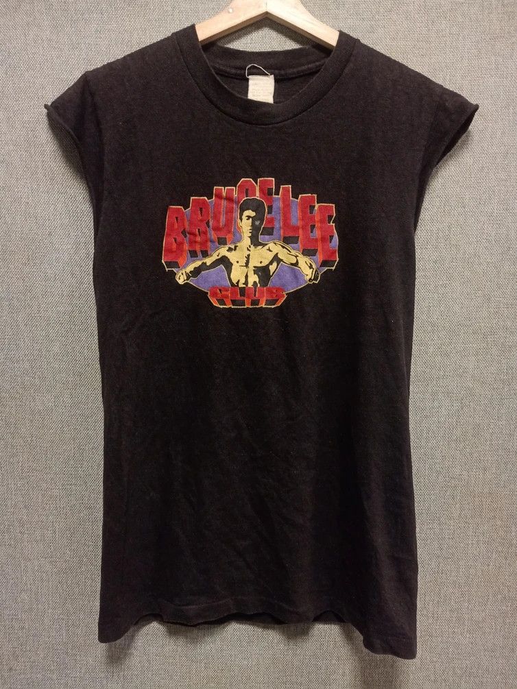 Vintage vintage 90s sleeveless shirt bruce lee Size US S / EU 44-46 / 1 - 1 Thumbnail