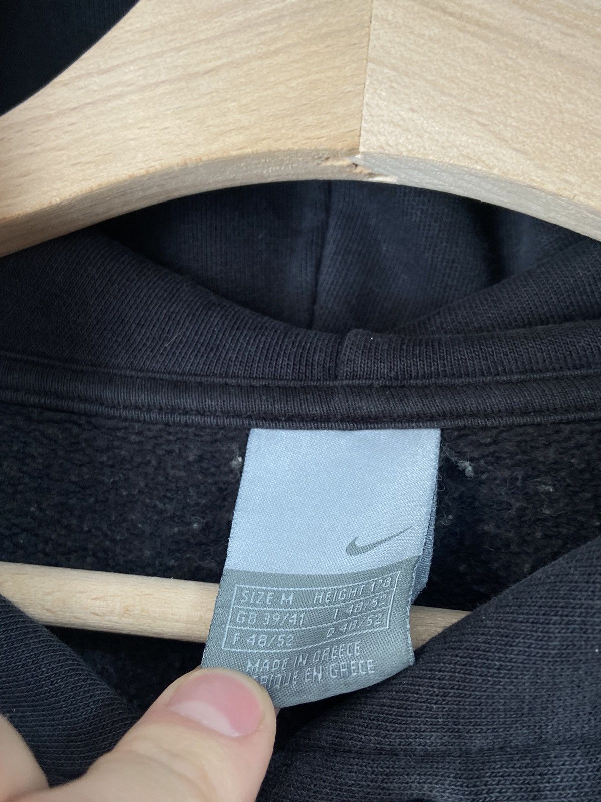 Vintage Vintage Hoodie Nike Small Swoosh 90s Streetwear Y2K Rap Size US M / EU 48-50 / 2 - 6 Thumbnail