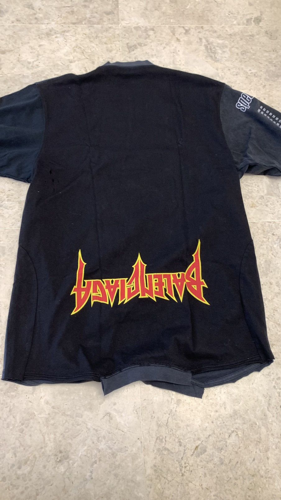 Balenciaga Balenciaga 22SS oversize upside down speedhunters tee Size US S / EU 44-46 / 1 - 6 Thumbnail