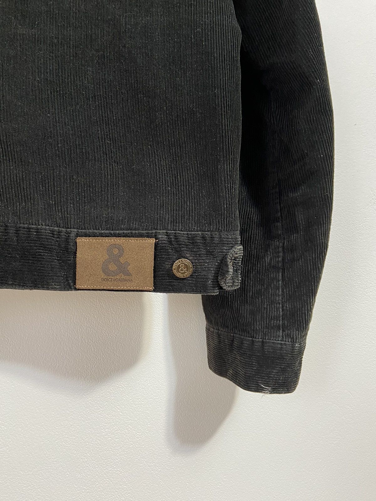 Dolce & Gabbana Dolce Gabbana Black/Brown Velvet Vintage Jacket Size US M / EU 48-50 / 2 - 18 Thumbnail