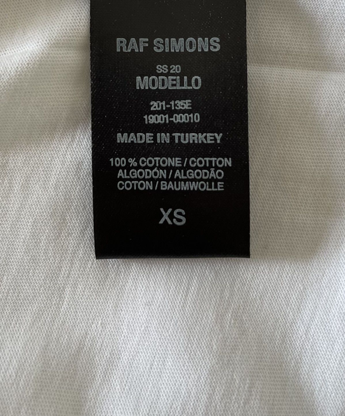 Raf Simons Raf Simons Smiley print long t-shirt Size US XS / EU 42 / 0 - 5 Thumbnail
