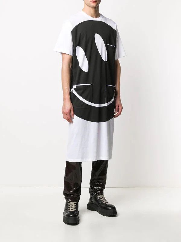 Raf Simons Raf Simons Smiley print long t-shirt Size US XS / EU 42 / 0 - 7 Thumbnail