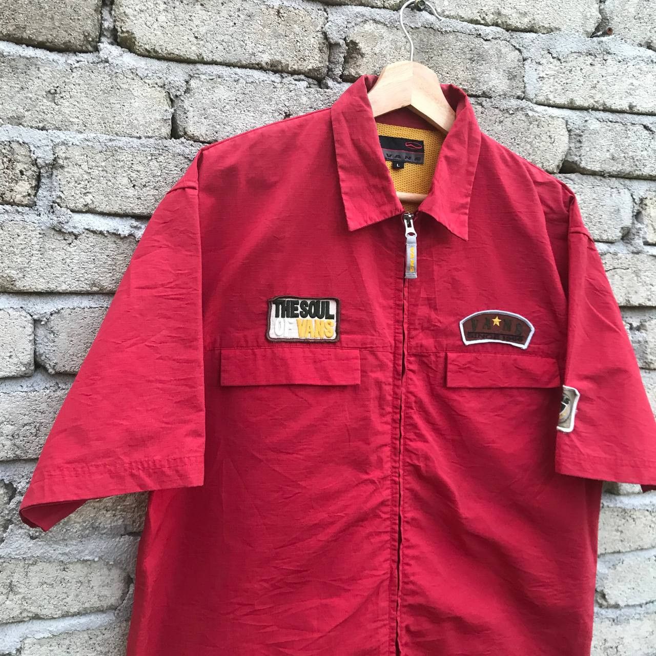 Vans × Vintage Vintage Vans streetwear vans 66 patches skat8 shirt Size US L / EU 52-54 / 3 - 3 Thumbnail