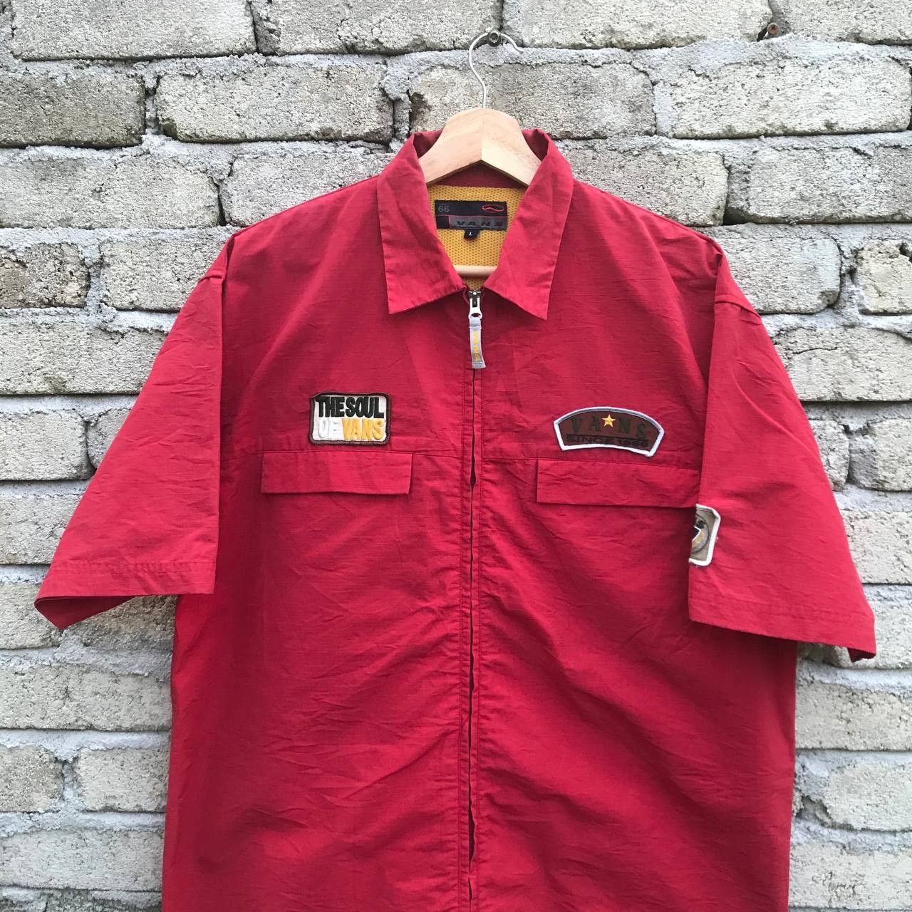 Vans × Vintage Vintage Vans streetwear vans 66 patches skat8 shirt Size US L / EU 52-54 / 3 - 2 Thumbnail