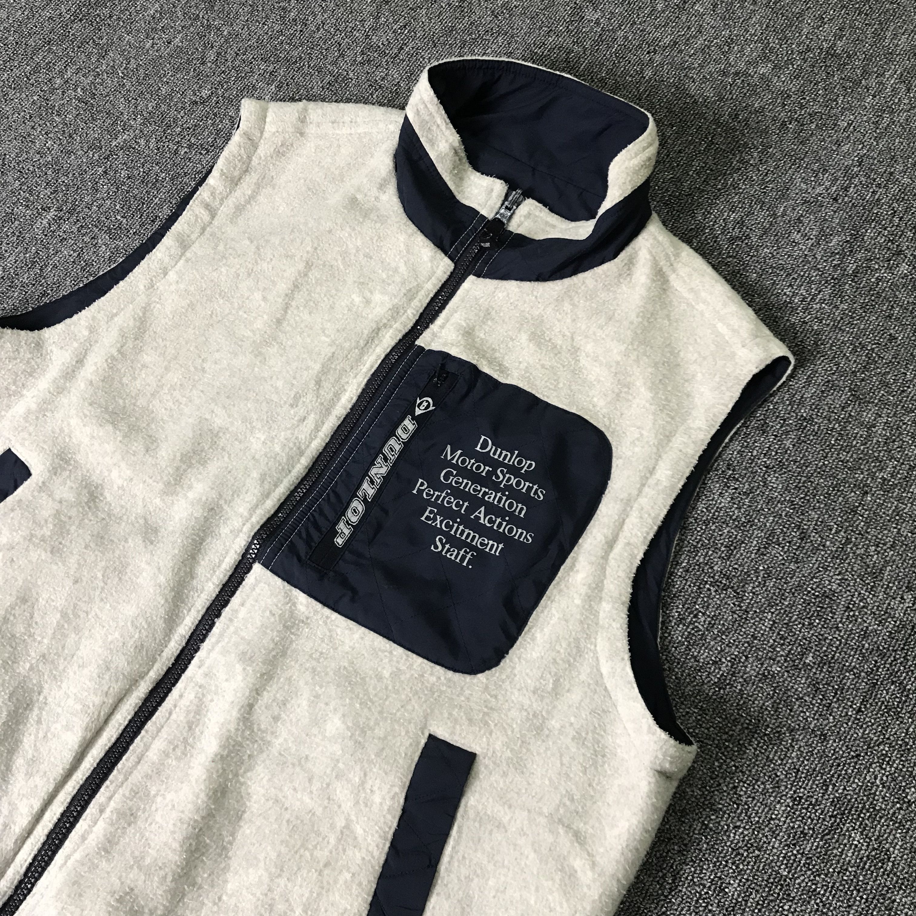 Dunlop Reversible bikers Dunlop vest Size US L / EU 52-54 / 3 - 3 Thumbnail