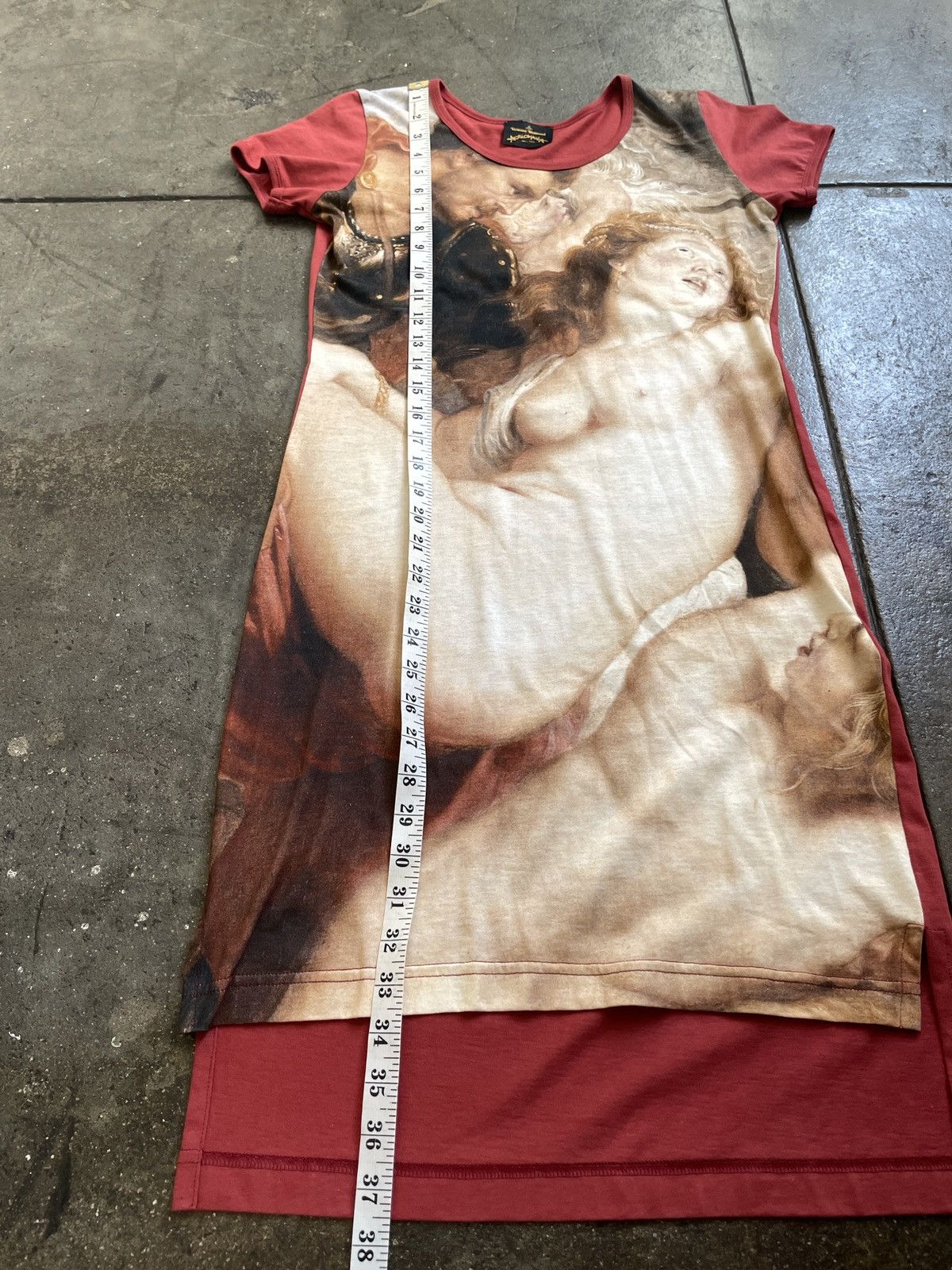 Vivienne Westwood Iconic Boucher painting print on long shirt dress ANGLOMANIA Size M / US 6-8 / IT 42-44 - 10 Thumbnail