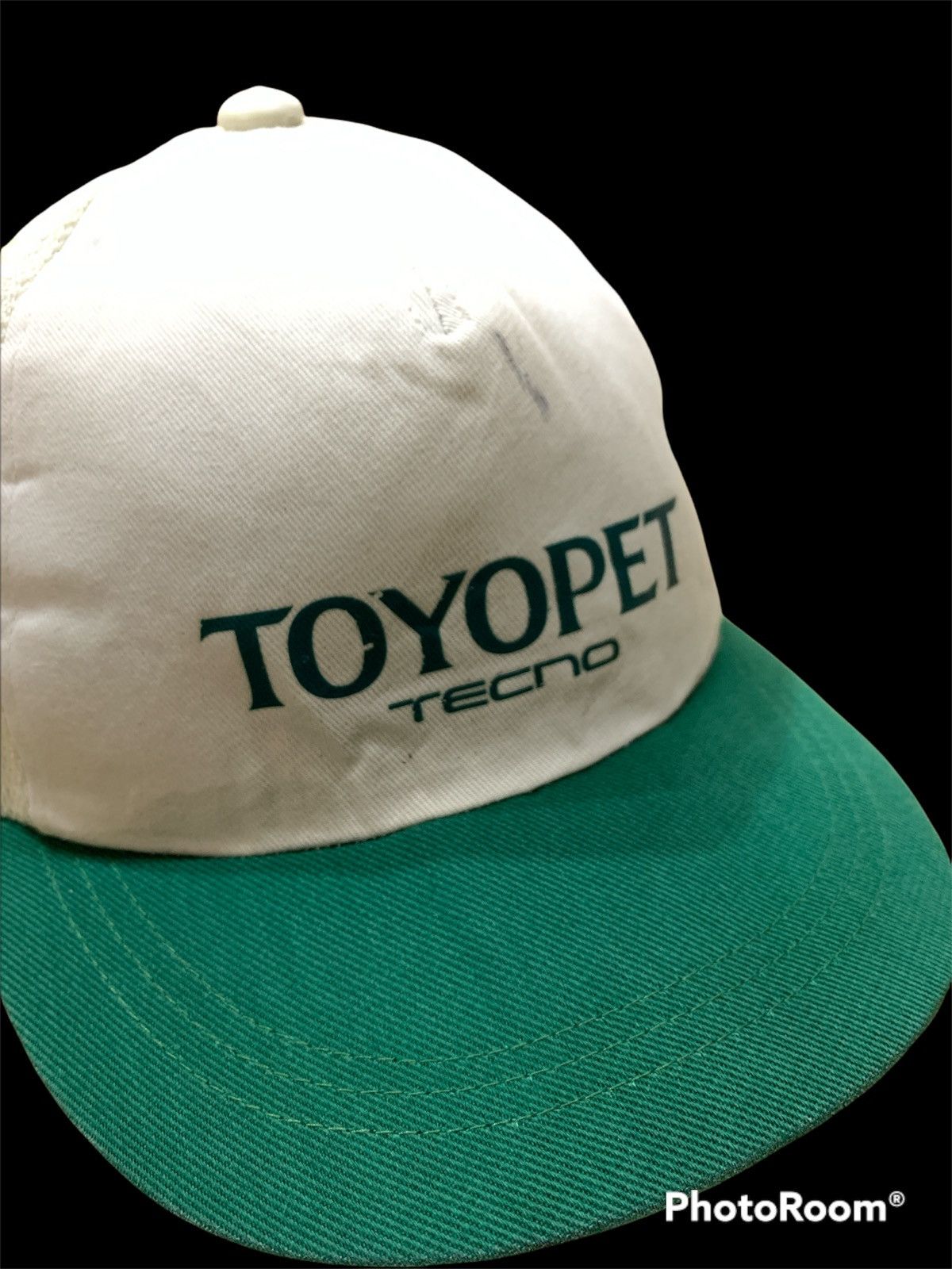 Japanese Brand VINTAGE 1970s TOYOTA TOYOPET TECNO HALF TRUCKER CAP HAT Size ONE SIZE - 5 Thumbnail