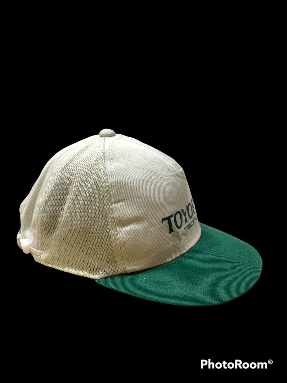Japanese Brand VINTAGE 1970s TOYOTA TOYOPET TECNO HALF TRUCKER CAP HAT Size ONE SIZE - 2 Thumbnail