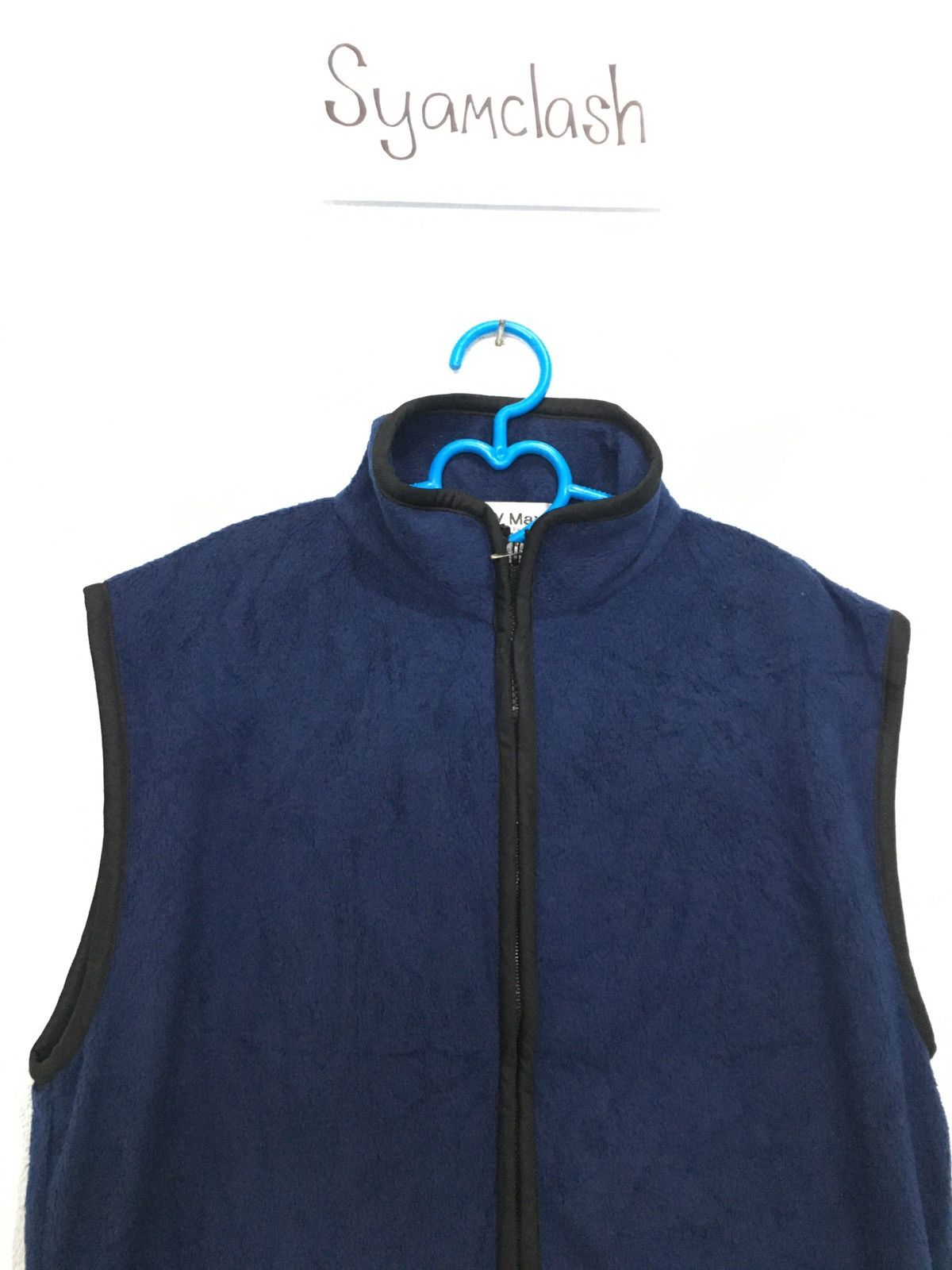 Designer × Japanese Brand × Kansai Yamamoto Kansai Yamamoto Body Max Fleece Zipper Vest Jacket Size US M / EU 48-50 / 2 - 2 Thumbnail