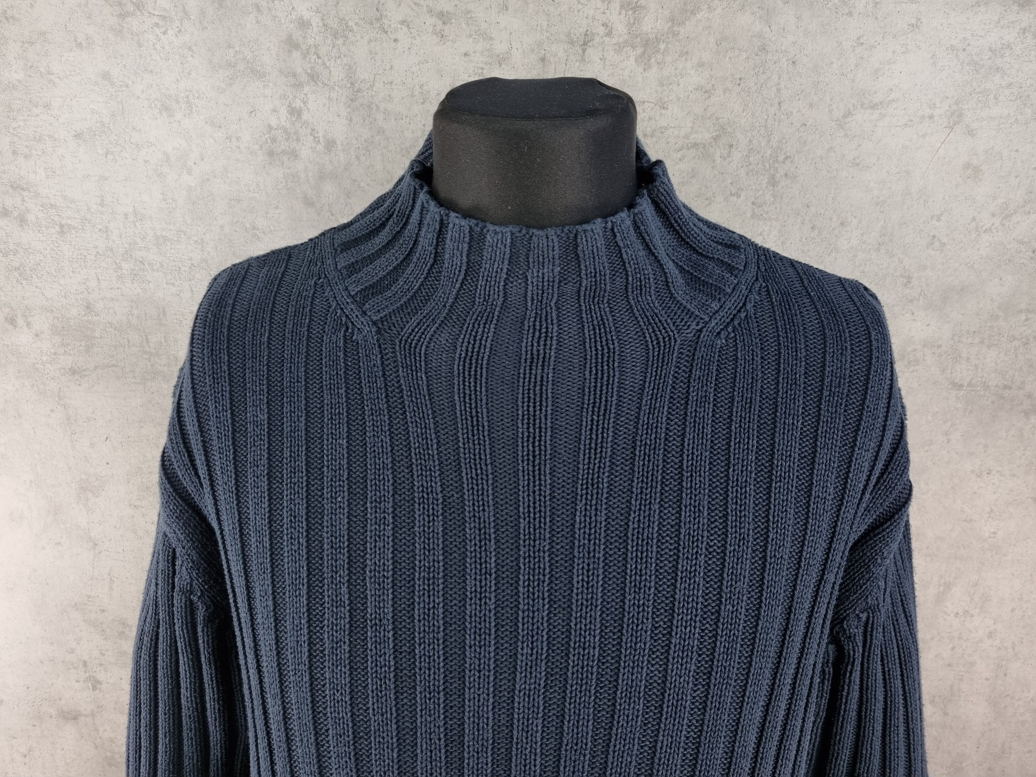 DKNY 90s Rare DKNY Oversized Sweater Rick Owens Style Size US L / EU 52-54 / 3 - 4 Thumbnail