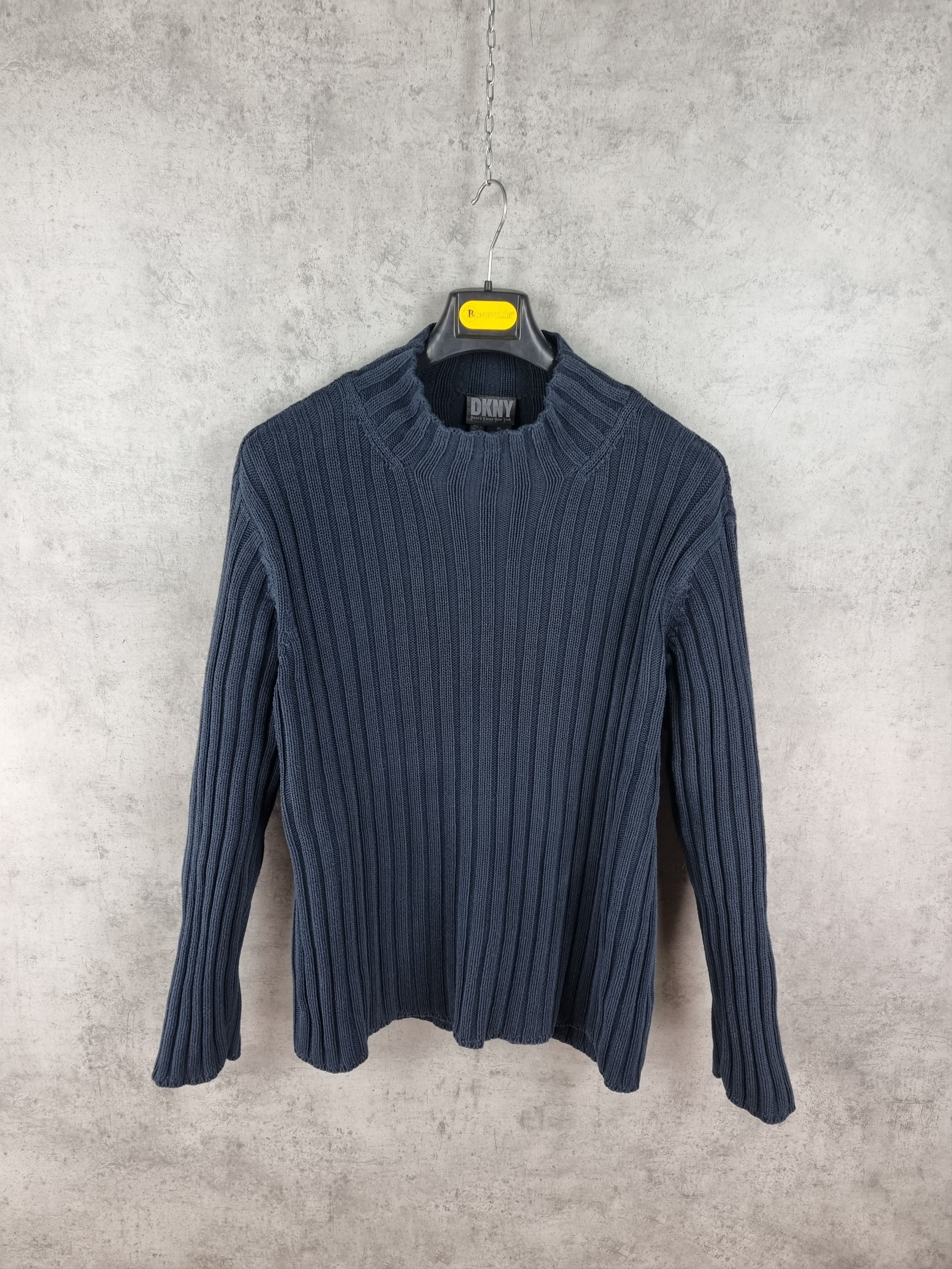 DKNY 90s Rare DKNY Oversized Sweater Rick Owens Style Size US L / EU 52-54 / 3 - 14 Thumbnail