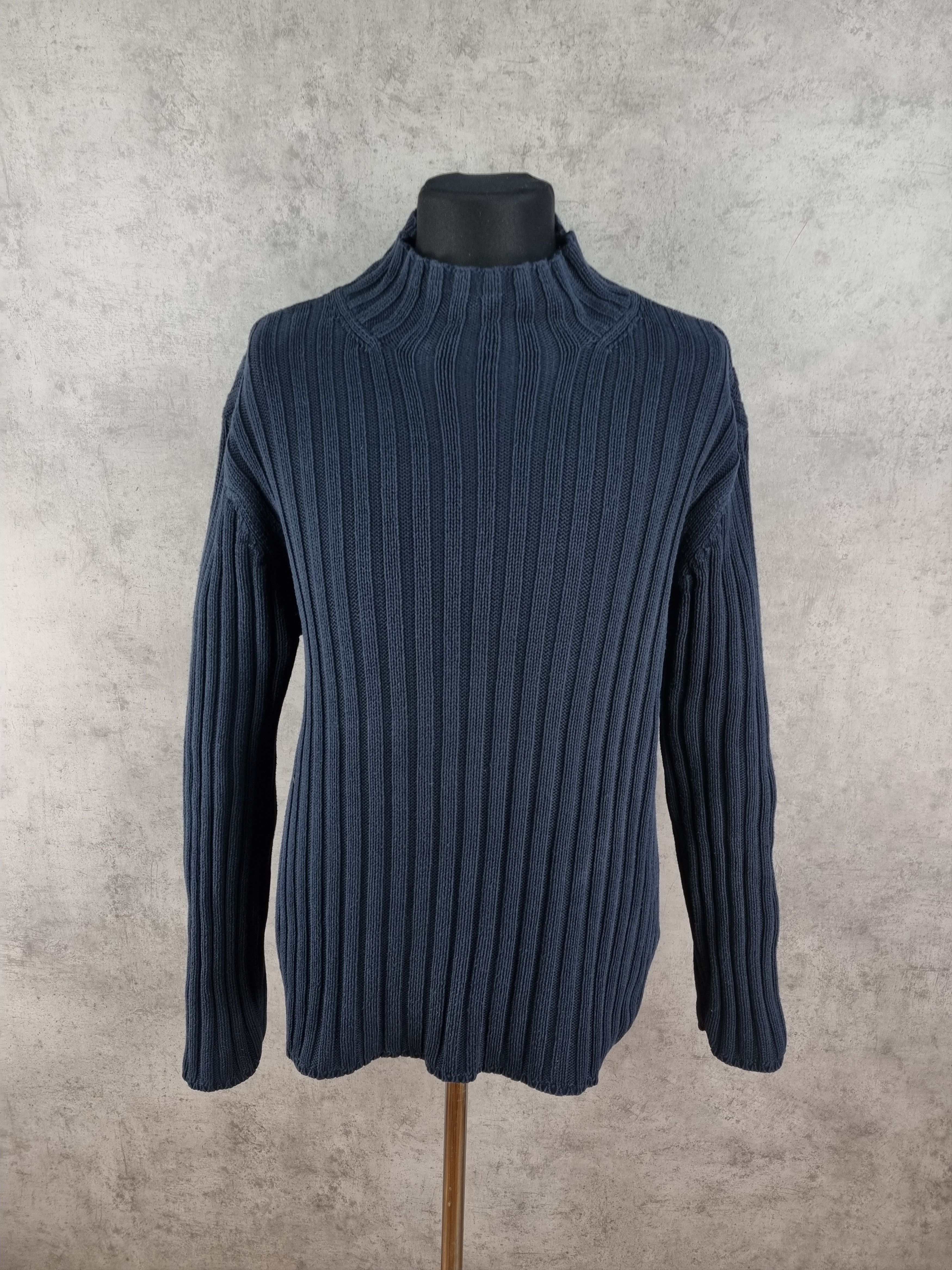 DKNY 90s Rare DKNY Oversized Sweater Rick Owens Style Size US L / EU 52-54 / 3 - 1 Thumbnail