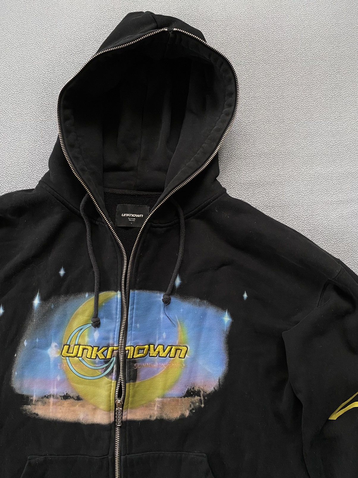 Unknown London Unknown London Moon Full Zip hoodie | Grailed