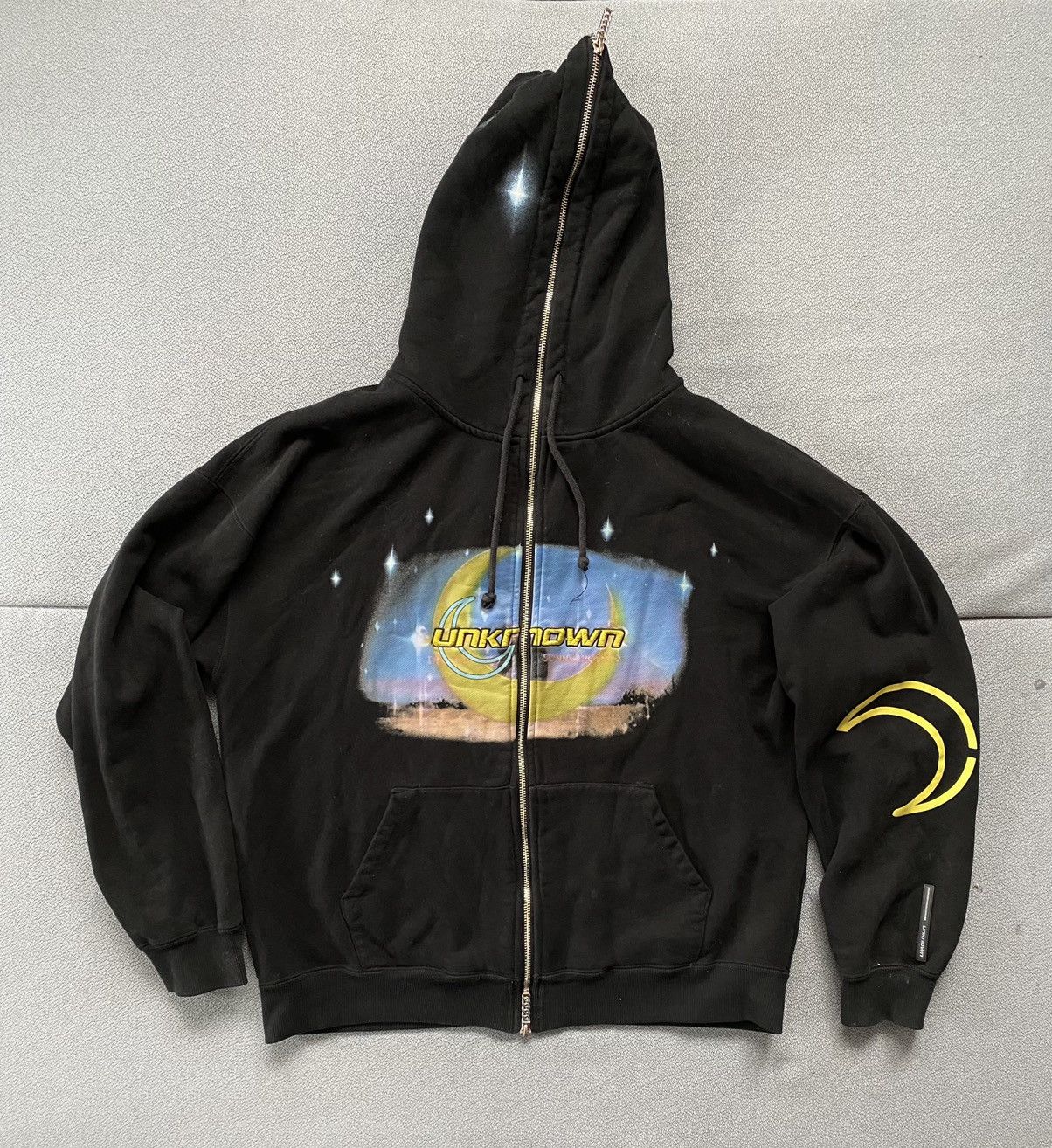 Unknown London Unknown London Moon Full Zip hoodie | Grailed