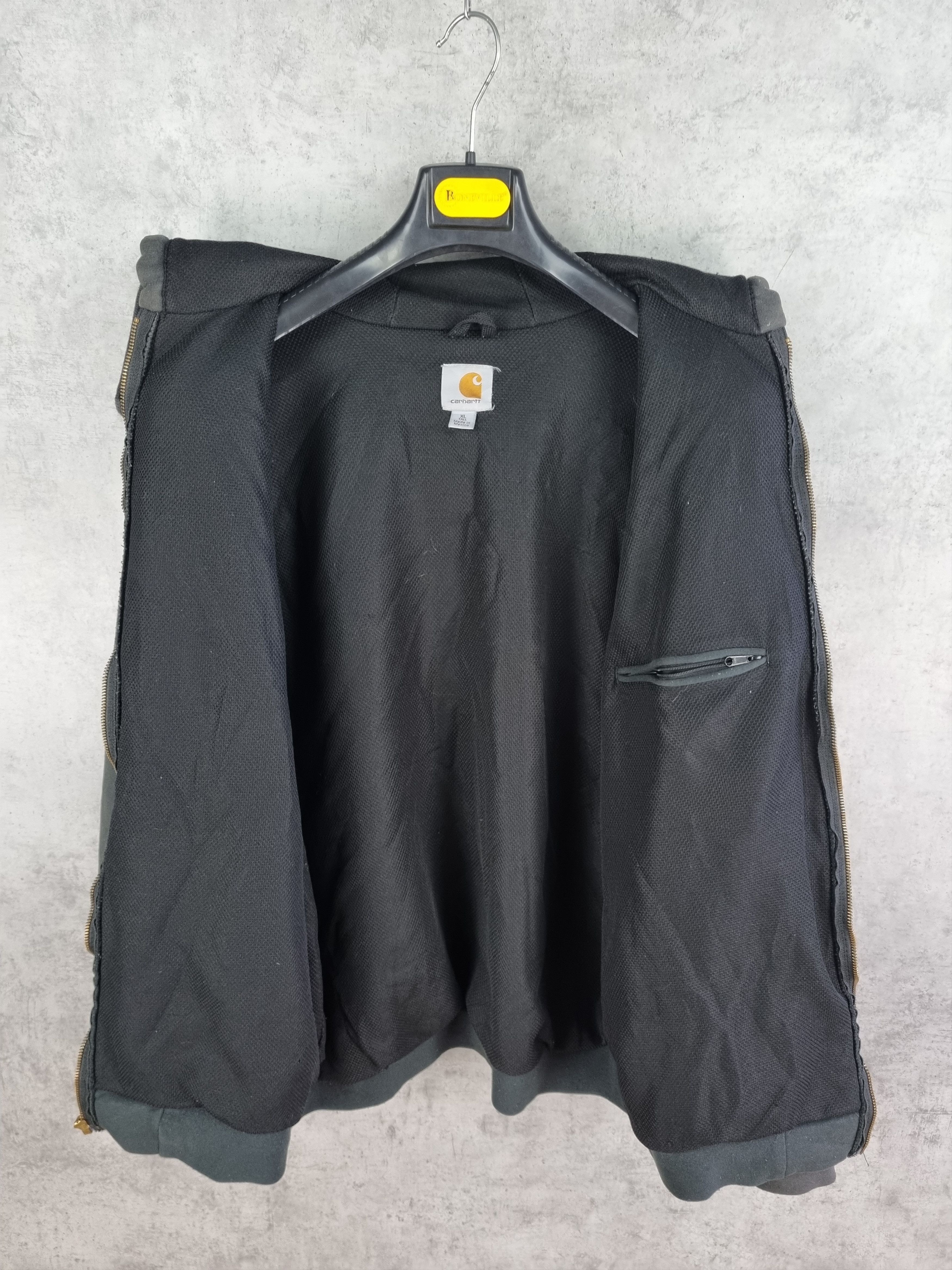 Carhartt × Vintage 90s Thrashed Vintage Carhartt Heavy Zip Up Faded Hoodie Size US XL / EU 56 / 4 - 7 Thumbnail