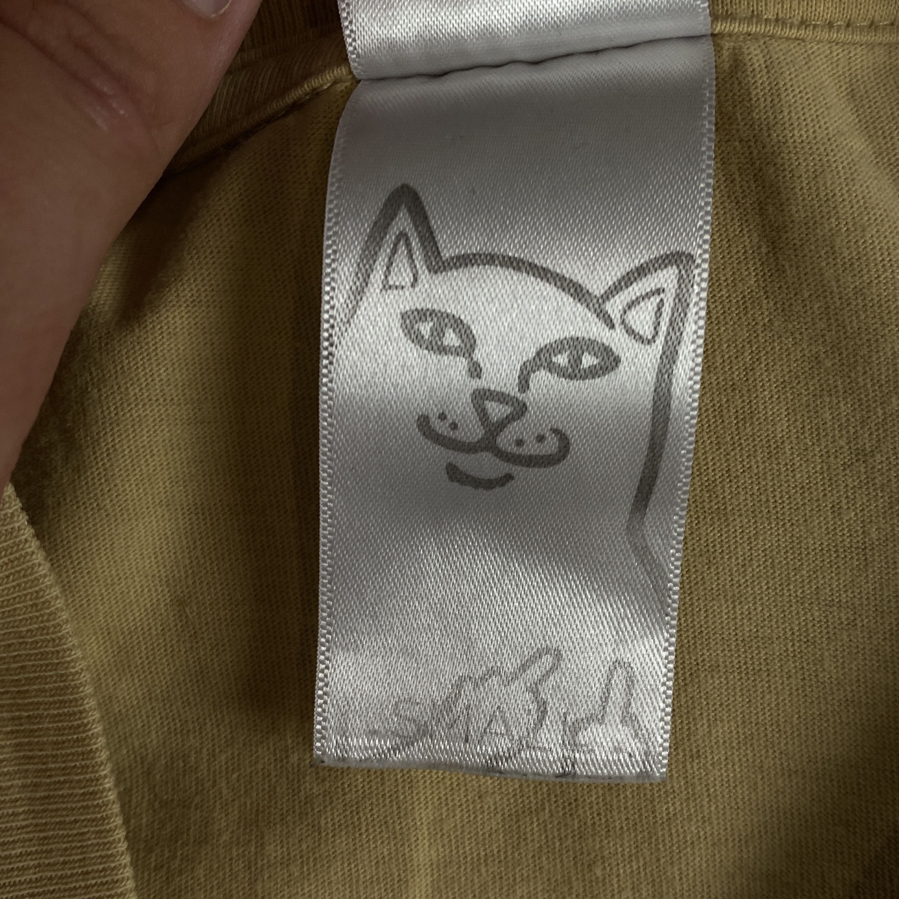 RIPNDIP Mens T-Shirt Ripndip Big Logo Smocking Cat Size S Size US S / EU 44-46 / 1 - 5 Thumbnail